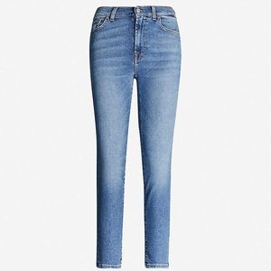7 FOR ALL MANKIND Ankle cropped mid-rise jeans NWT